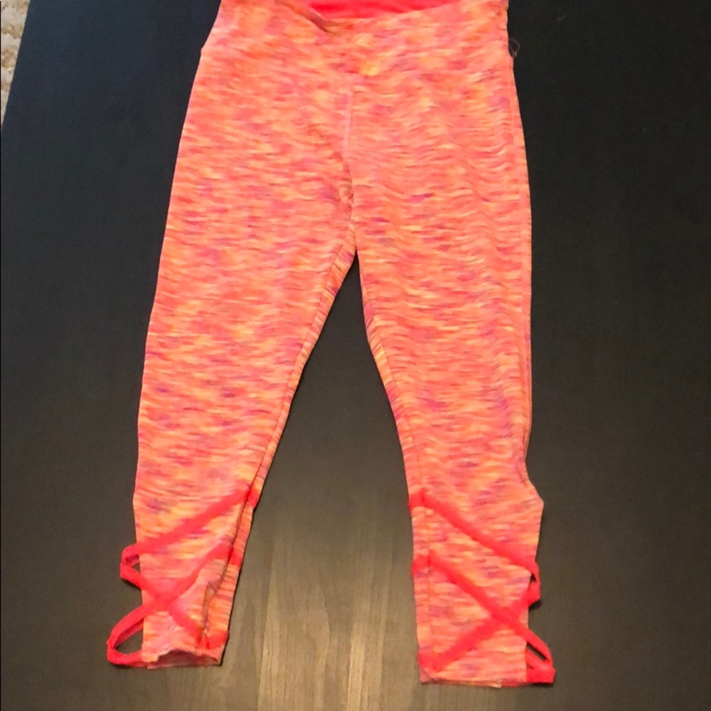 Orange leggings